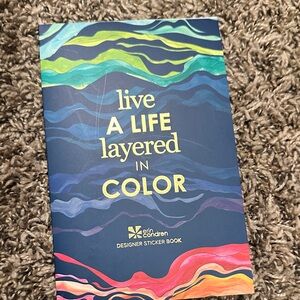 Erin Condren Designer Sticker Book - Vibrant Waves